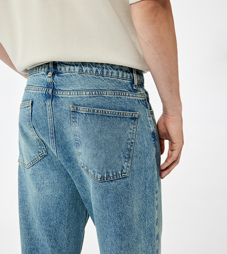 Faded Baggy Fit Jeans