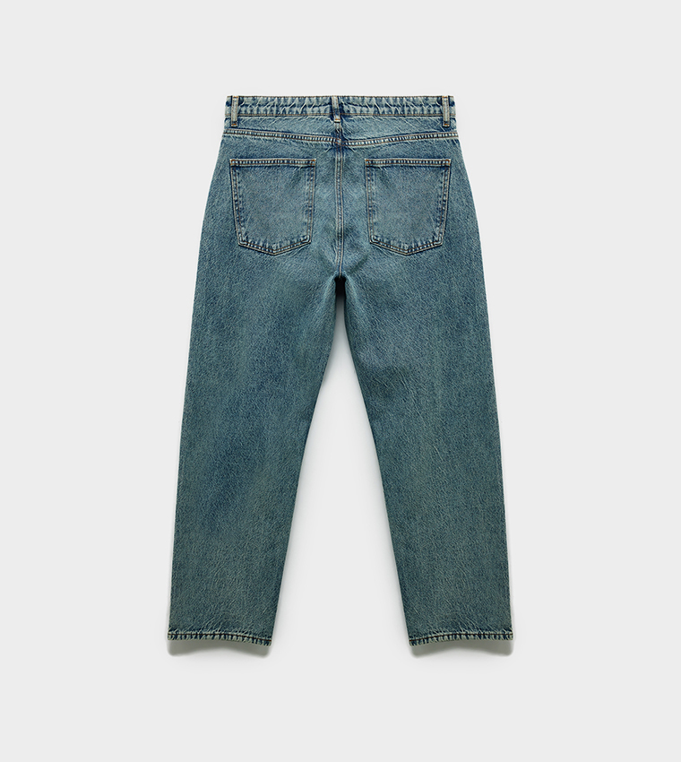 Faded Baggy Fit Jeans
