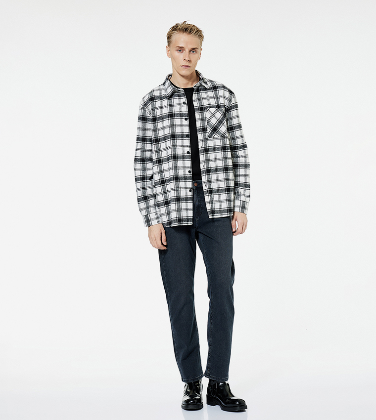 Plaid Long Sleeves Flannel Shirt