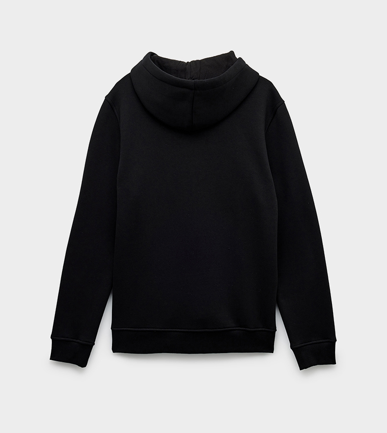 Solid Long Sleeves Hoodie