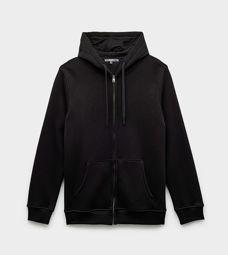 جاكيت سادة بسحاب وهودي 