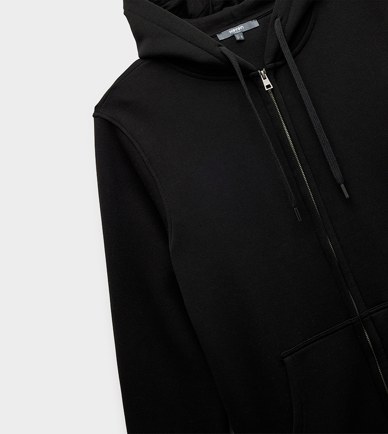 جاكيت سادة بسحاب وهودي 