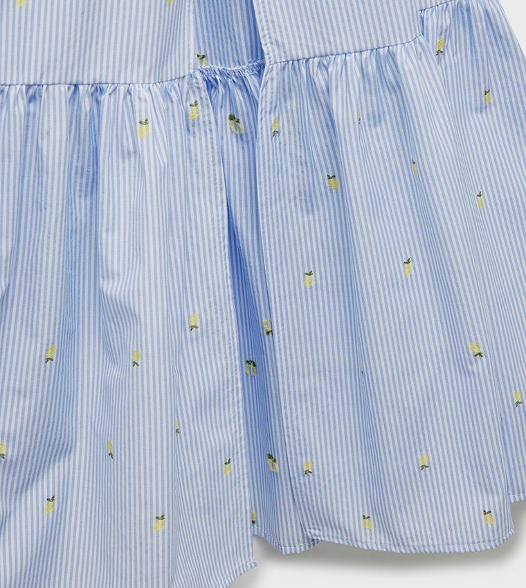 High Waist Poplin Maxi Skirt