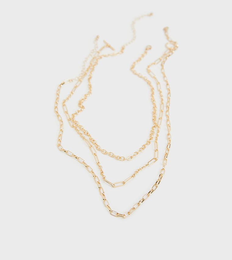 Gold-Tone Layered Necklace