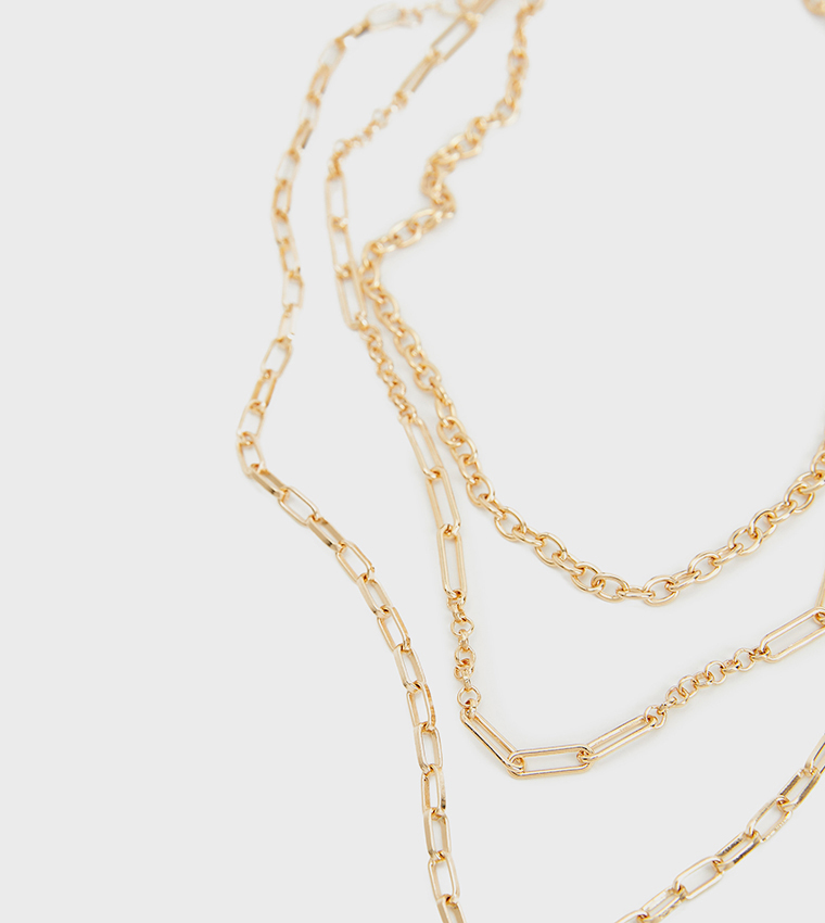 Gold-Tone Layered Necklace