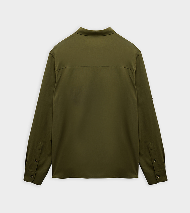 Textured Regular Fit Long Sleeves Shirt