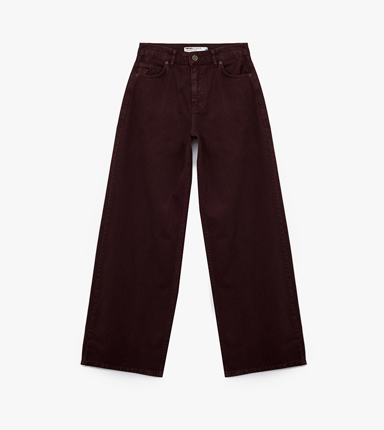 Washed Wide Leg Jeans