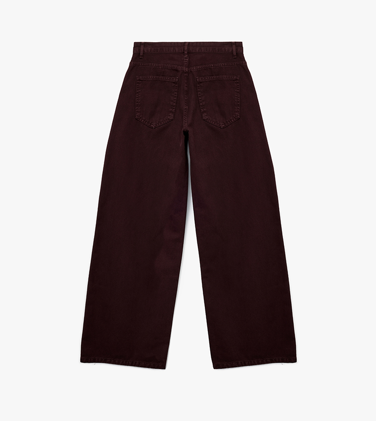 Washed Wide Leg Jeans