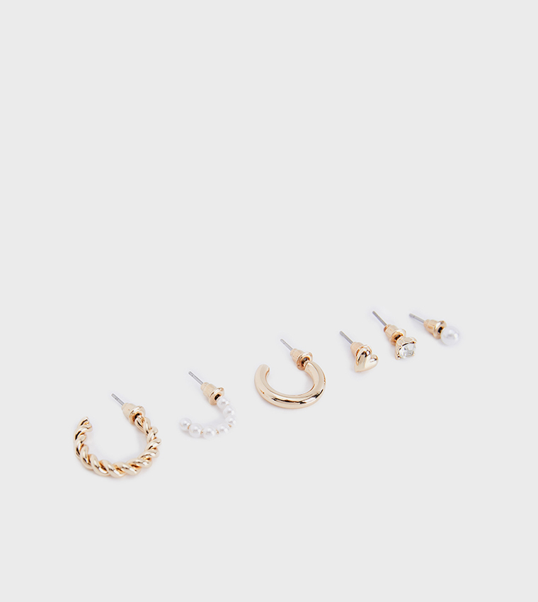 حلق مسمار ودائري - 6 قطع