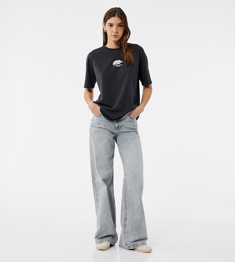 Embroidered Short Sleeves T-Shirt