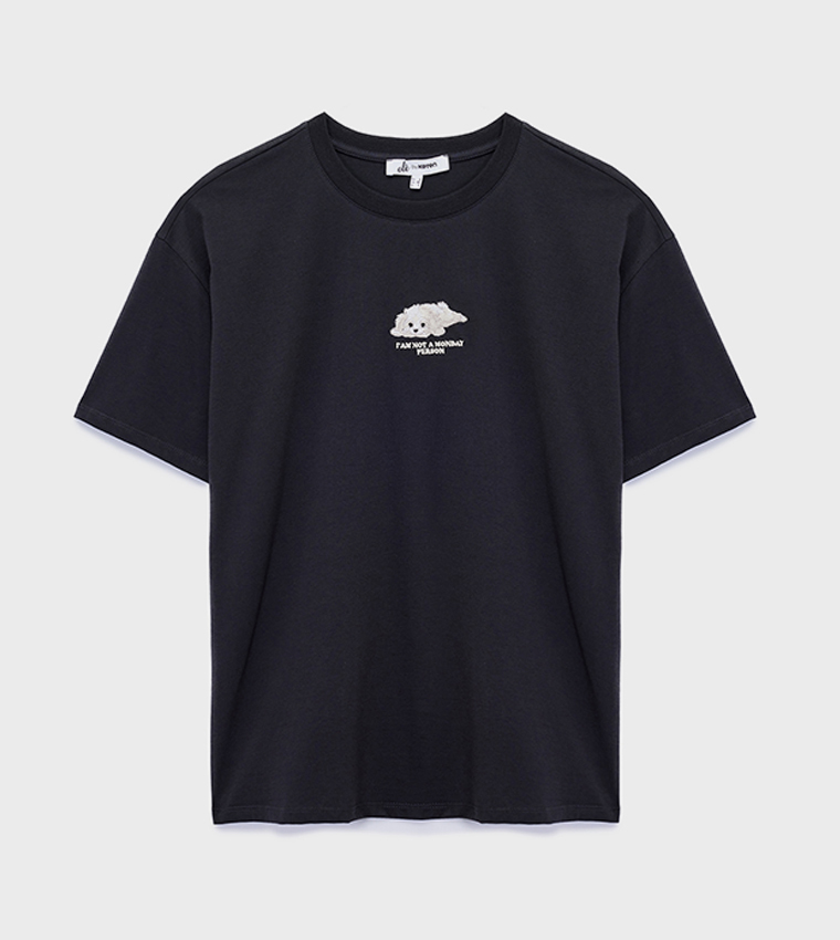 Embroidered Short Sleeves T-Shirt