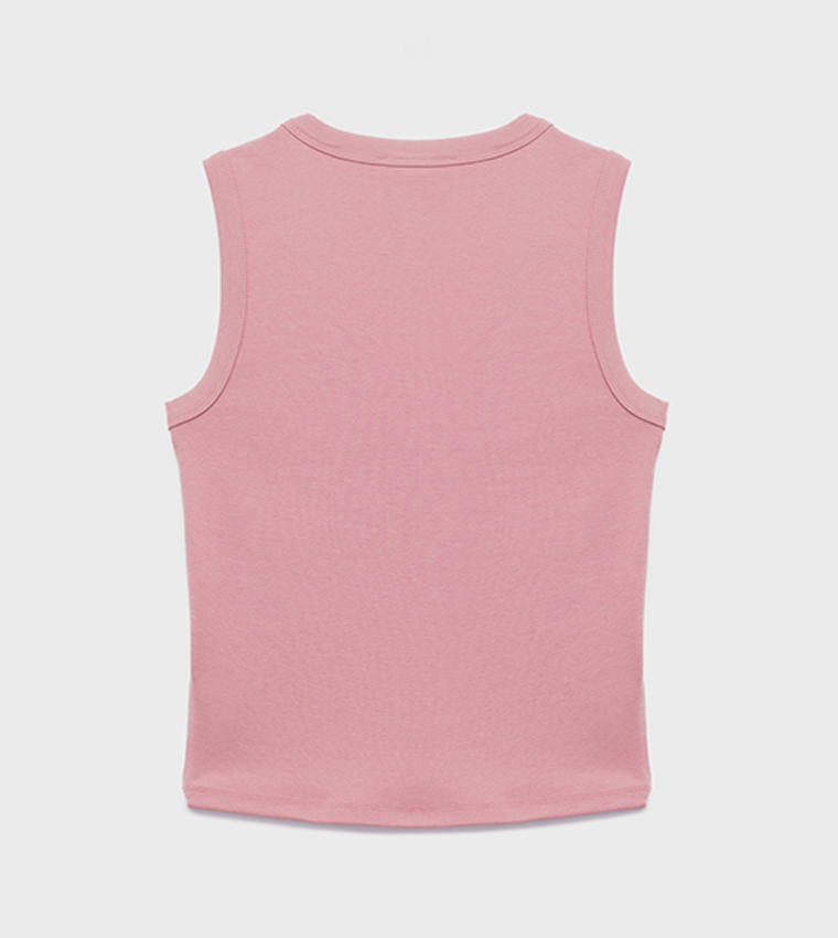 Solid V-Neck Tank Top