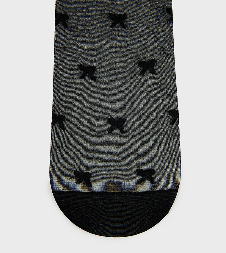 15 Den Patterned Pantyhose