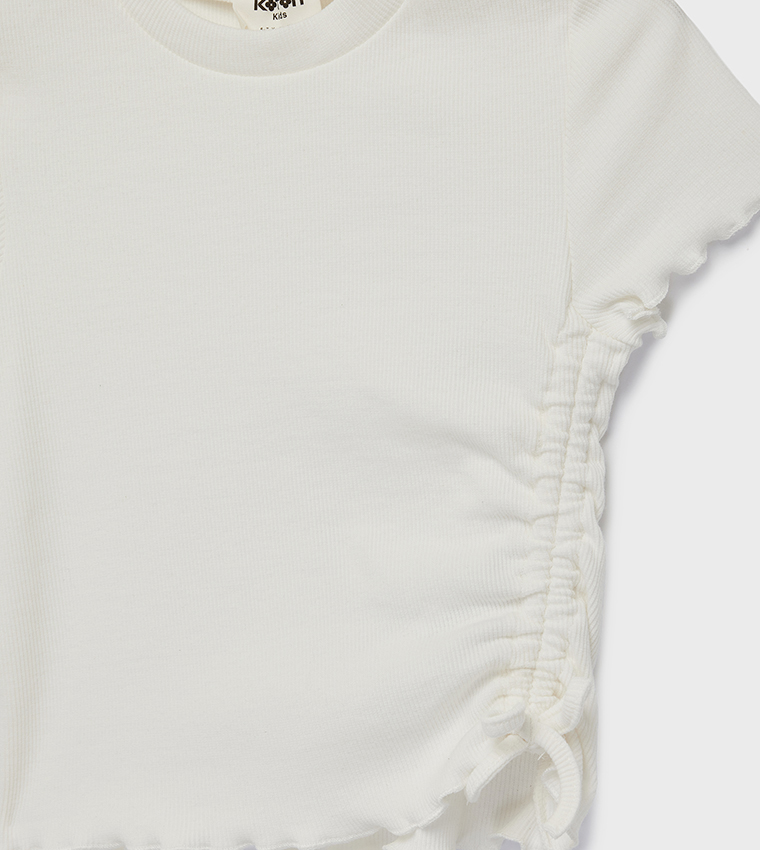 توب قطن بقبة مستديرة ومكشكش