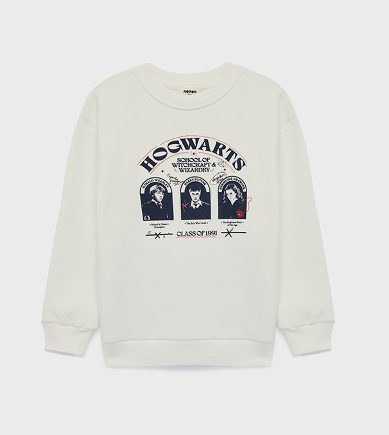 Harry Potter Printed Crew Neck Sweatshirt