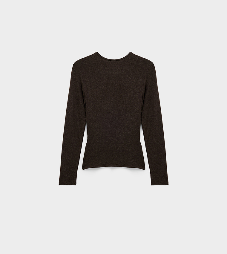 Solid Knot Detail Top