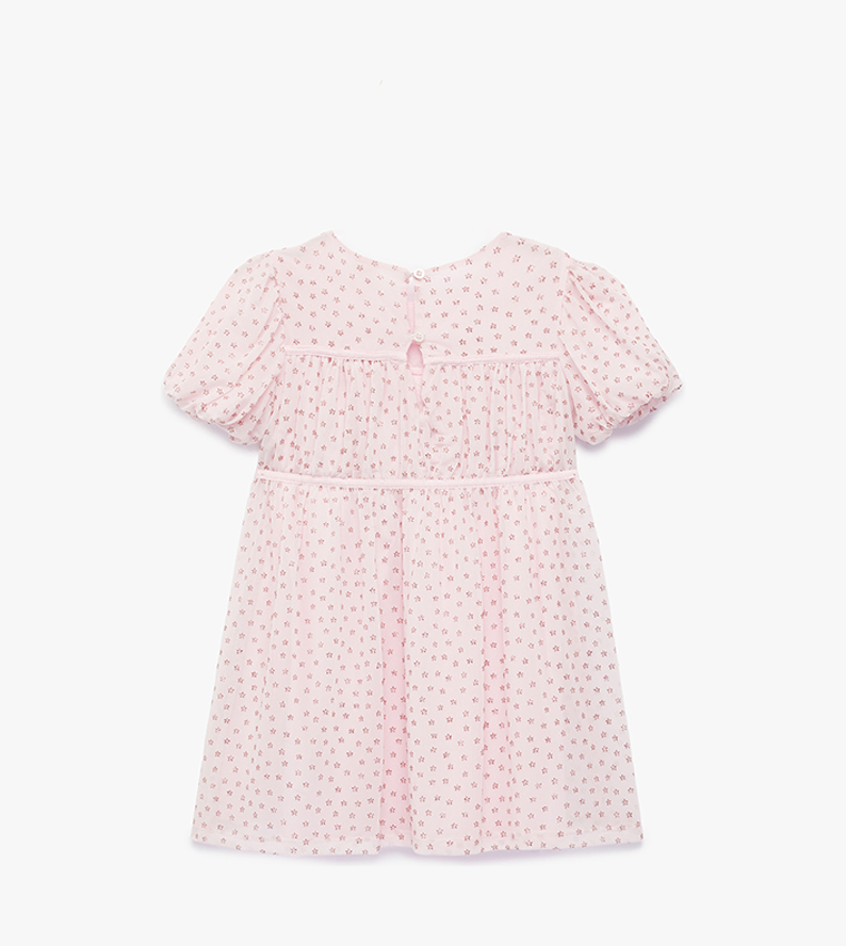 Bowtie Detail Floral Print Dress