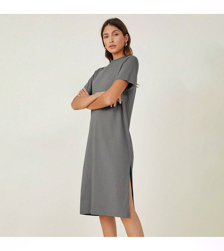 thick strap dress midi Spaghetti Strap Scoop Neck Midi Dress