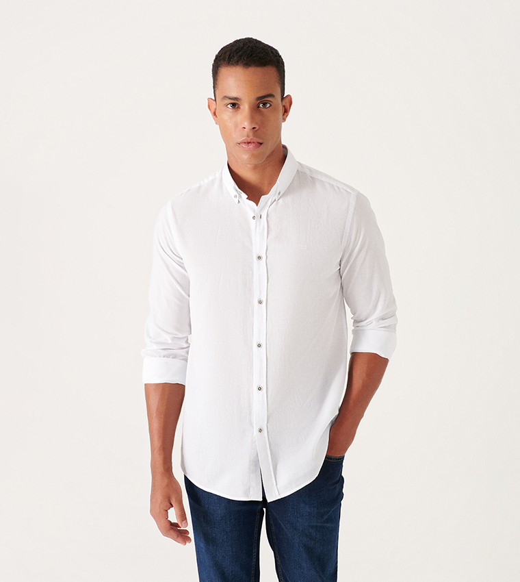Solid Regular Fit Shirt