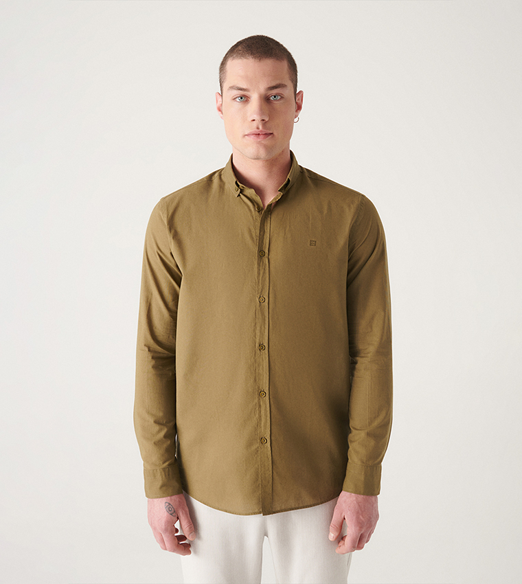 Solid Regular Fit Shirt