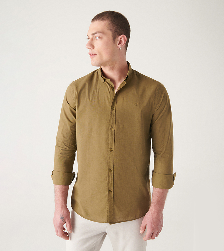 Solid Regular Fit Shirt