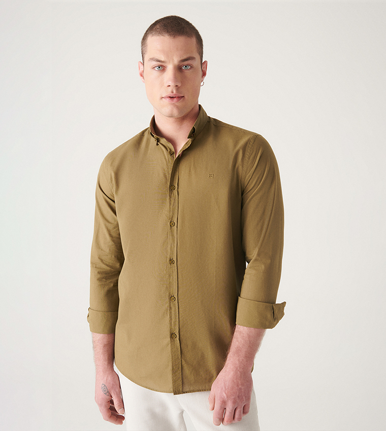 Solid Regular Fit Shirt