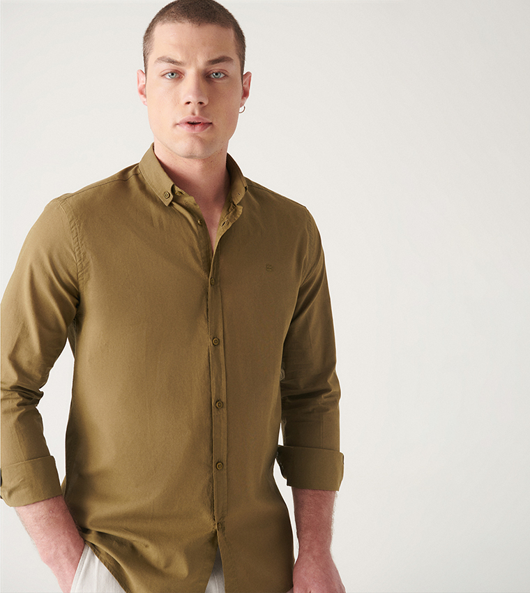 Solid Regular Fit Shirt