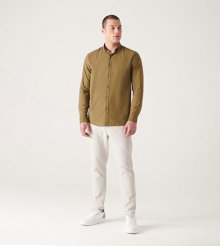 Solid Regular Fit Shirt
