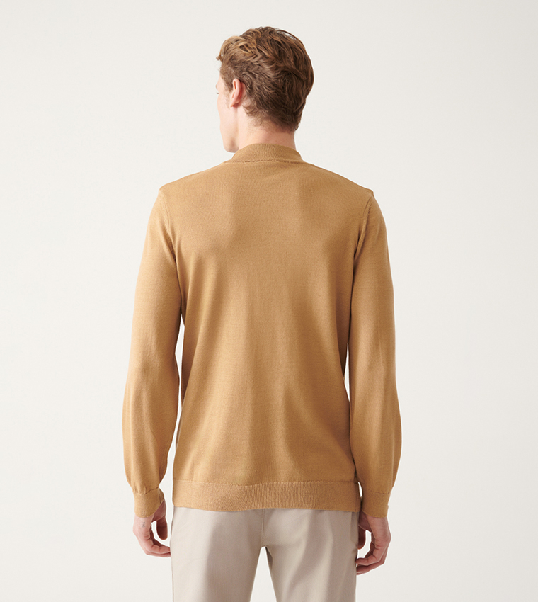 Solid Long Sleeves Sweater