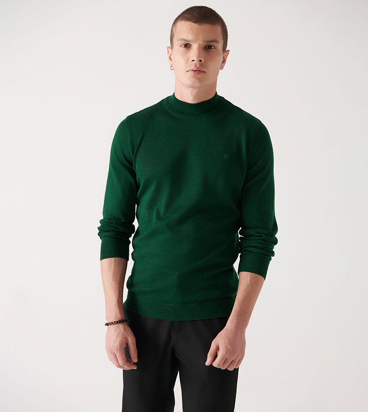 Solid Long Sleeves Sweater