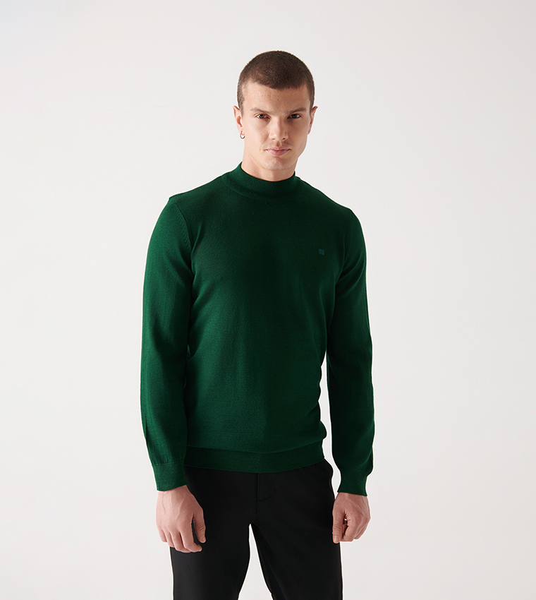Solid Long Sleeves Sweater