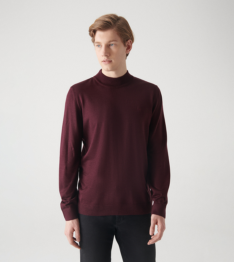 Solid Long Sleeves Sweater