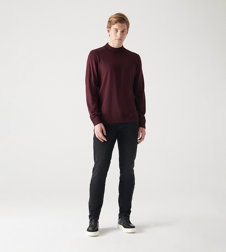 Solid Long Sleeves Sweater