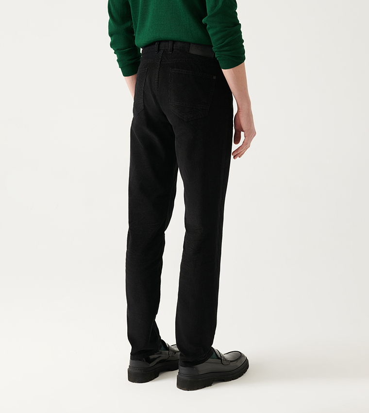 Mid Rise Slim Fit Lycra Trousers