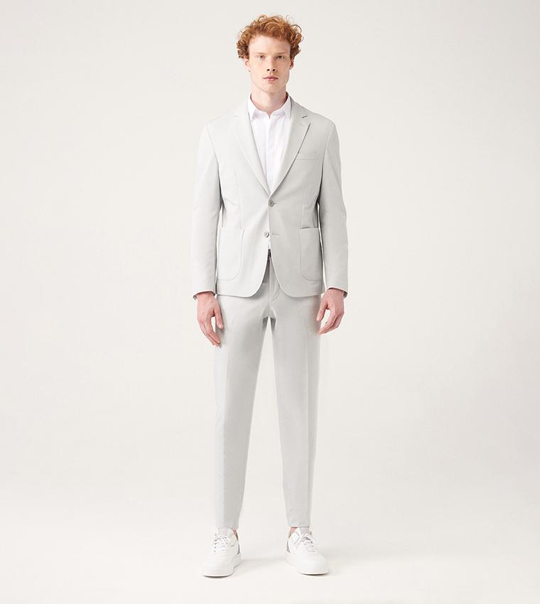 Lapel Collar Long Sleeves Blazer