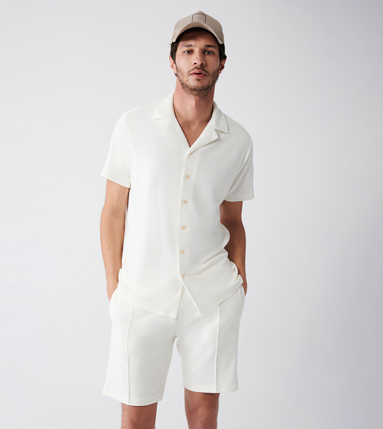 Solid Short Sleeves Shirt