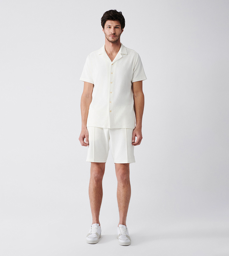 Solid Short Sleeves Shirt