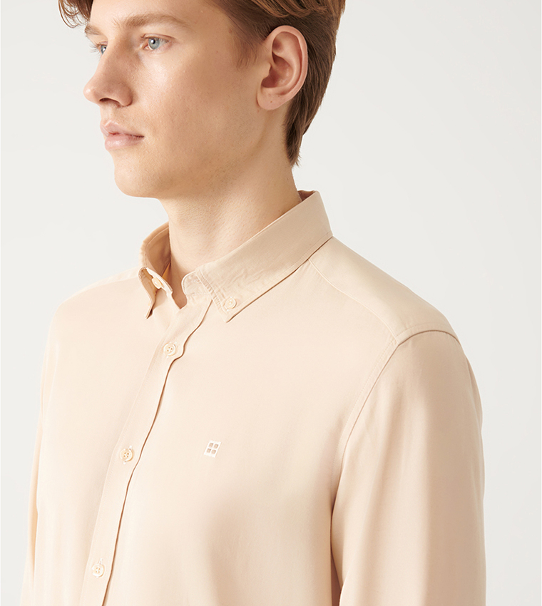 Logo Detail Long Sleeves Shirt
