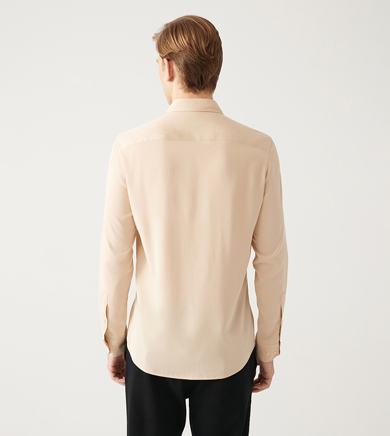 Logo Detail Long Sleeves Shirt
