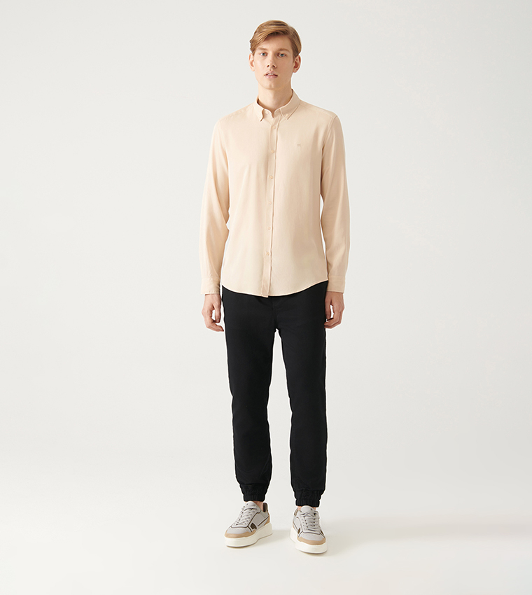 Logo Detail Long Sleeves Shirt