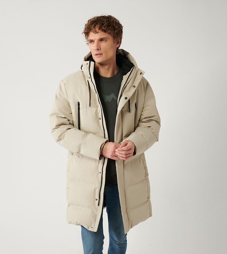 Water Repellent Hooded Puffer Jacket