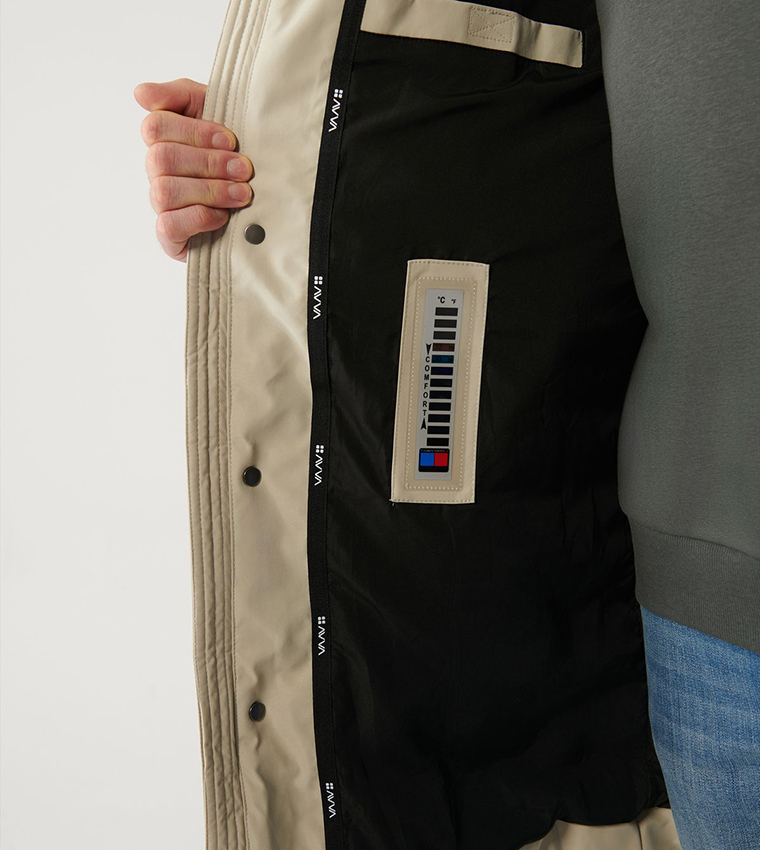 Water Repellent Hooded Puffer Jacket