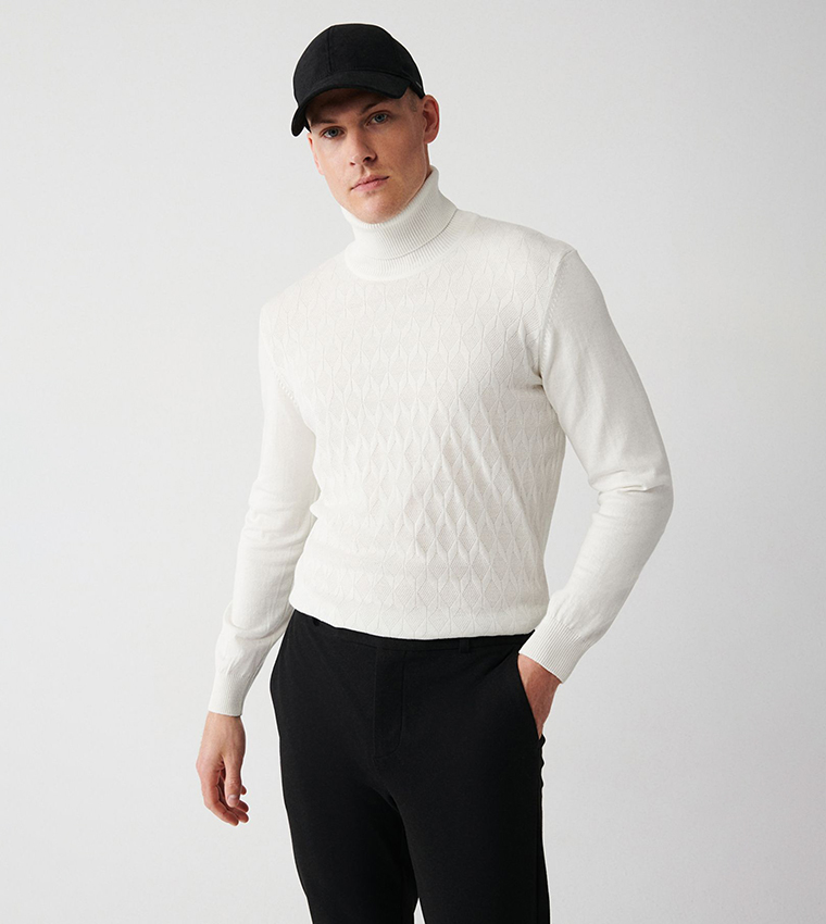 Knitted Turtleneck Sweater