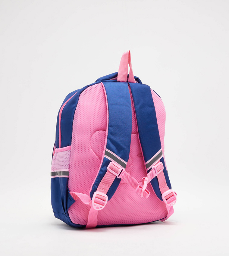 Printed Zipper School Backpack