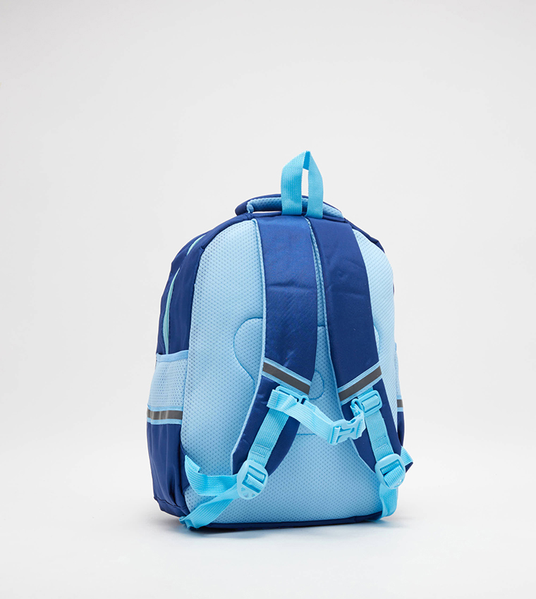 Printed Zipper School Backpack