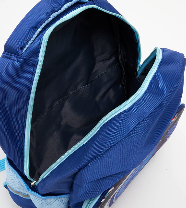 Printed Zipper School Backpack