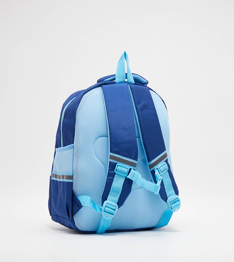 Printed Zipper School Backpack