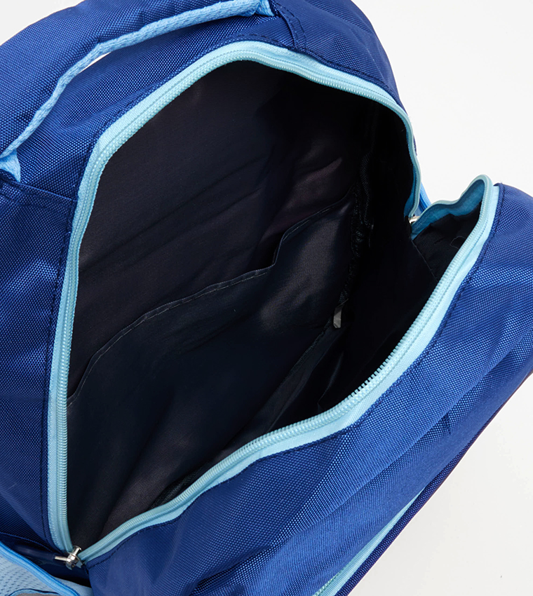 Printed Zipper School Backpack