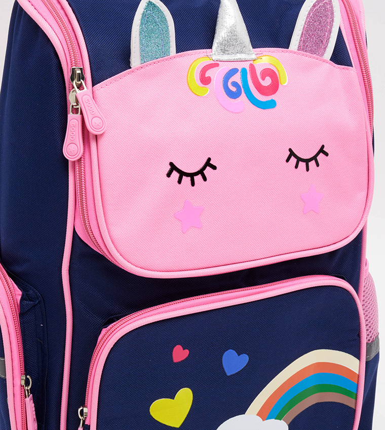Unicorn Printed School Backpack