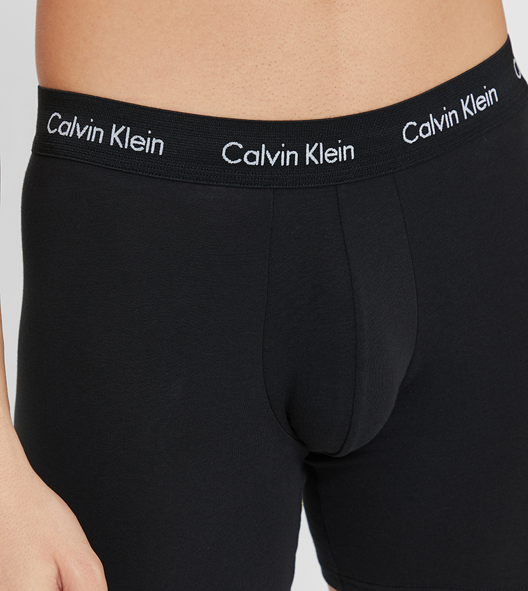 Pack of 3 Logo Waistband Trunks